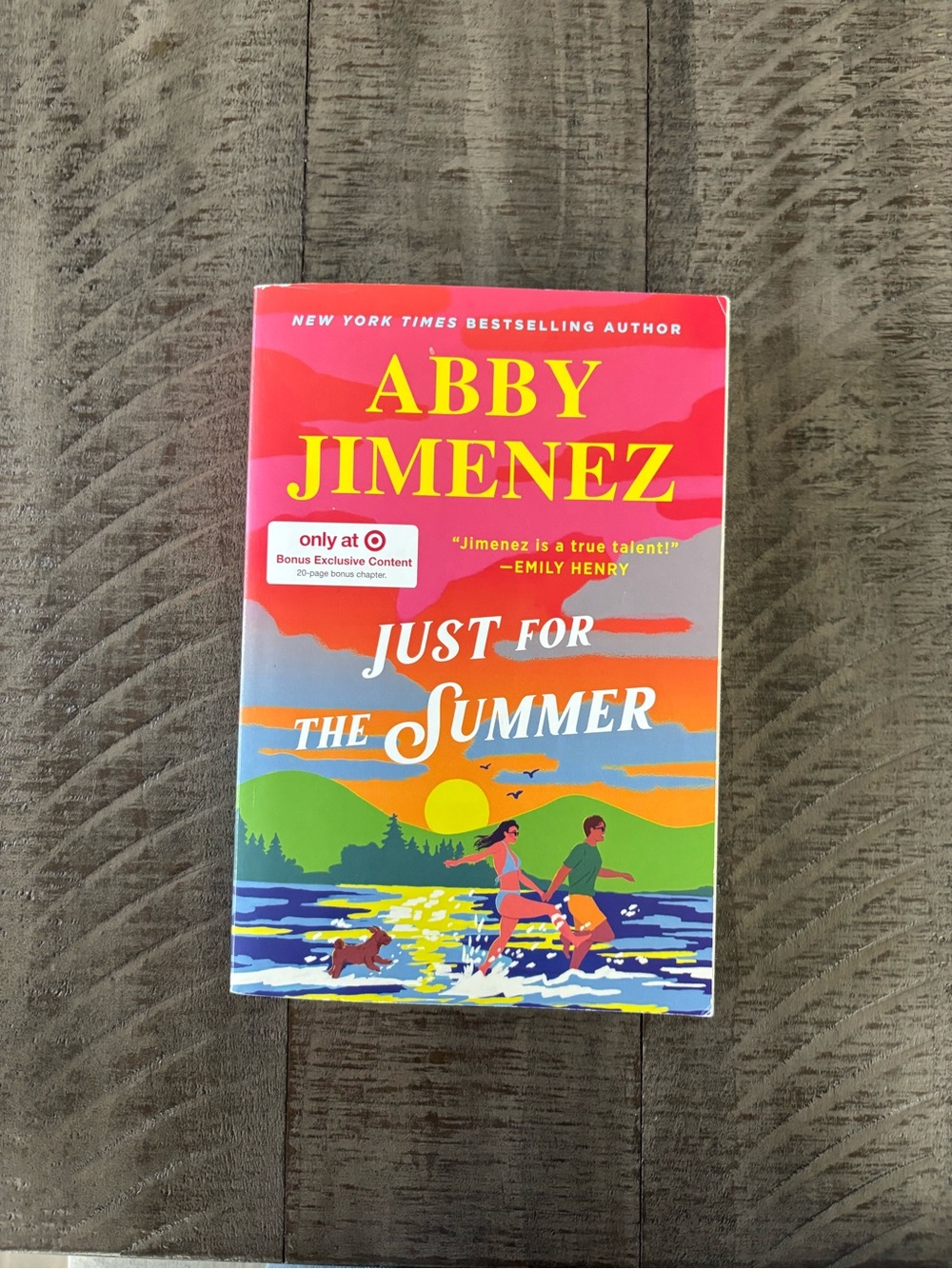 Abby Jimenez "Just for the Summer" - Bright Multicolor Paperback